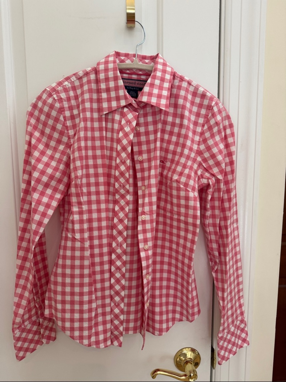 Vineyard Vines Gingham Button Down Size Small